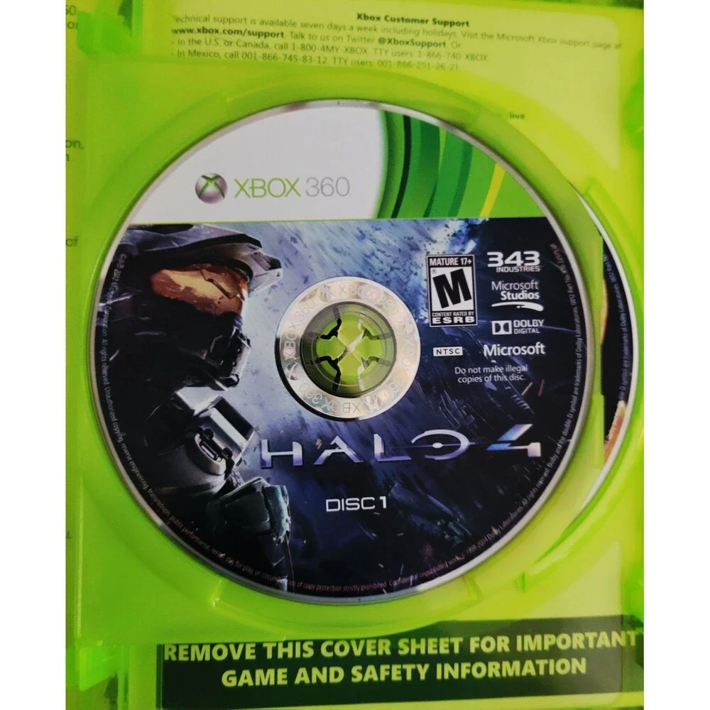 Halo 4 (Microsoft Xbox 360) Complete/ Tested/ No Manual/ Fast Next Day Shipping
